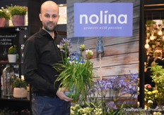 Among others, Peter van den Ham presented the duo Agapanthus which is available in pot sizes 19 and 24. This variety the grower introduced at this year's edition of the IPM.